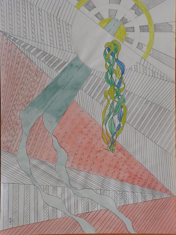 Formen 4, 1970, Bleistift-Aqua, 21x30.jpg